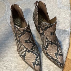 Brand New Snake Vince Camuto Booties